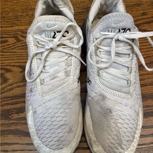 Nike Air Max 270 white and light blue Sneakers